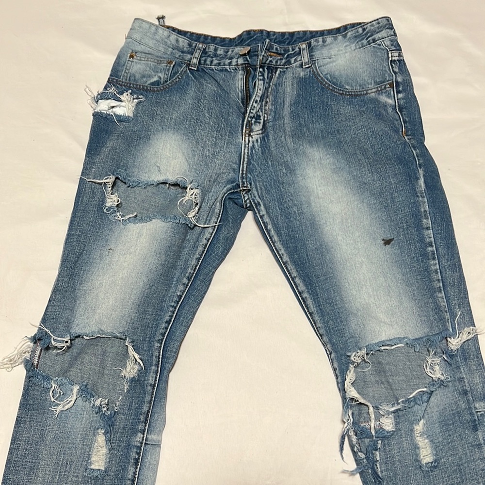 Old school ripped jeans